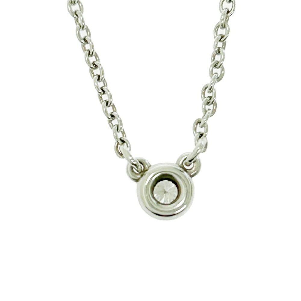 TIFFANY Co Silver Diamond By the Yard Necklace